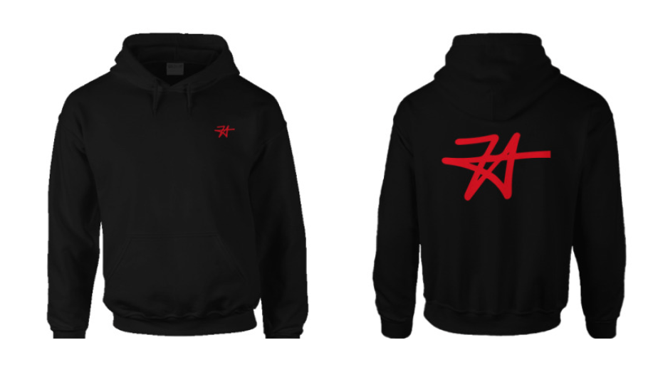 Seven Star Hoodie - Small Red Logo