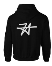 Load image into Gallery viewer, Seven Star Collective Hoodie - Black w/ White Logo
